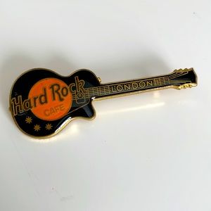 FC Parry England Hard Rock Cafe London Guitar Pin